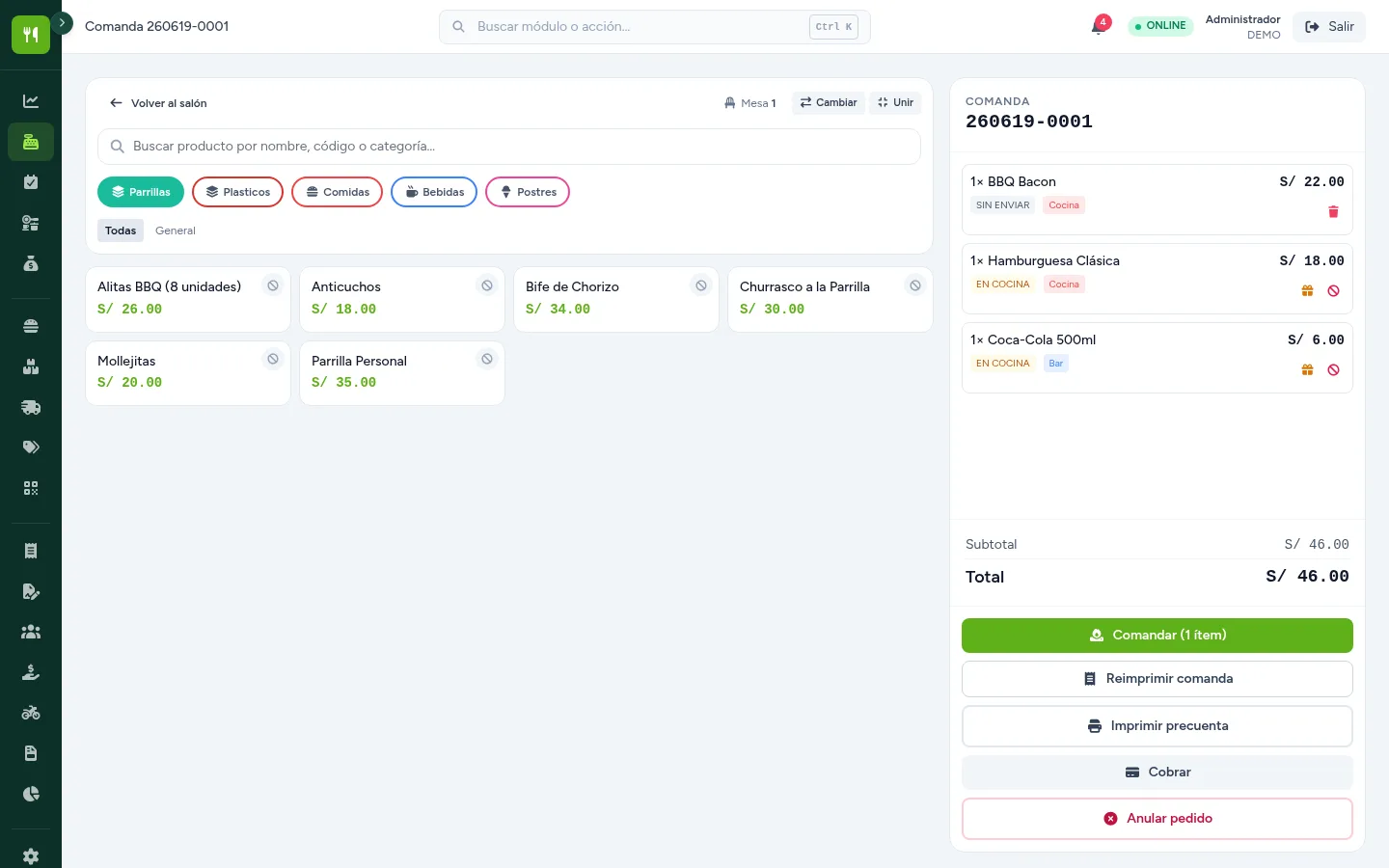 Toma de pedido y catálogo en WaykuSoft